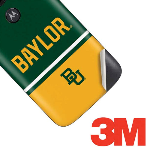 Baylor University BU Split Moto E5 Play Skin